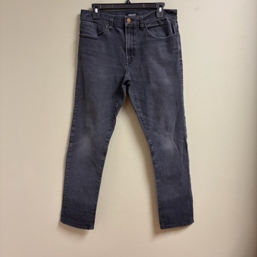 Huckberry Proof Rover Slim Black Pants Size 30 Repreve Durable Outdoor Stretch